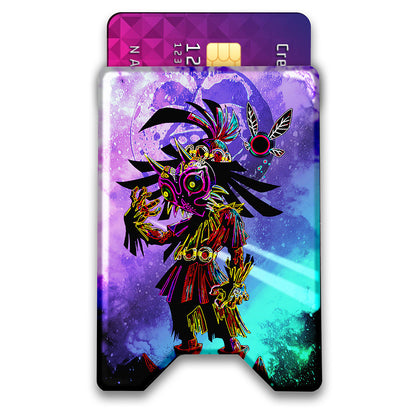 Soul of the Mask Plexi Glass Acrylic Backed 3D Printed Ultra Slim and Compact Wallet