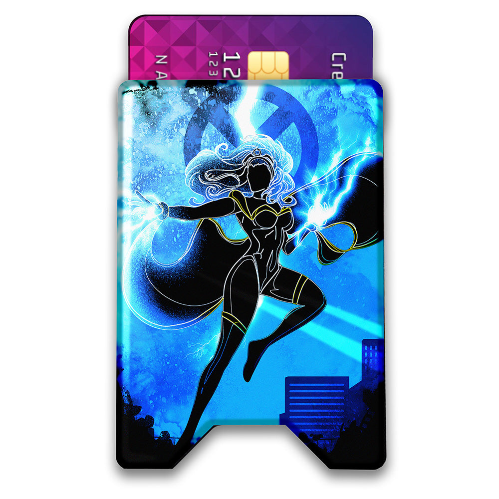 Soul of the Sky Manipulator Plexi Glass Acrylic Backed 3D Printed Ultra Slim and Compact Wallet