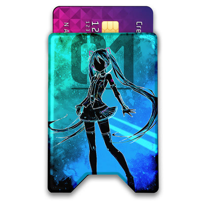 Soul of the Software Plexi Glass Acrylic Backed 3D Printed Ultra Slim and Compact Wallet