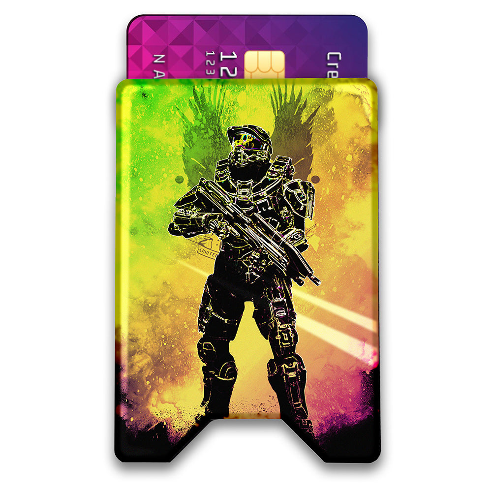 Soul of the Spartan Plexi Glass Acrylic Backed 3D Printed Ultra Slim and Compact Wallet