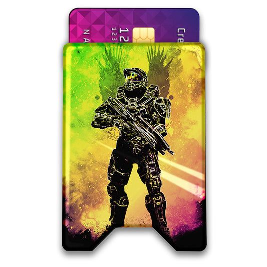 Soul of the Spartan Plexi Glass Acrylic Backed 3D Printed Ultra Slim and Compact Wallet