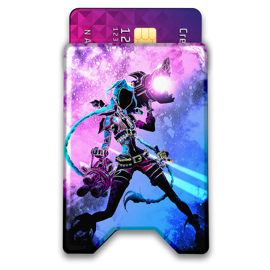 Soul of the Super Rocket Plexi Glass Acrylic Backed 3D Printed Ultra Slim and Compact Wallet