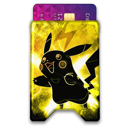 Soul of the Thunderbolt Plexi Glass Acrylic Backed 3D Printed Ultra Slim and Compact Wallet