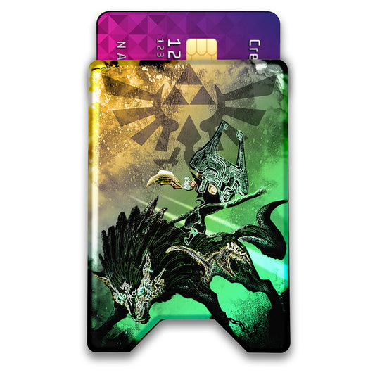 Soul of the Wolf Plexi Glass Acrylic Backed 3D Printed Ultra Slim and Compact Wallet