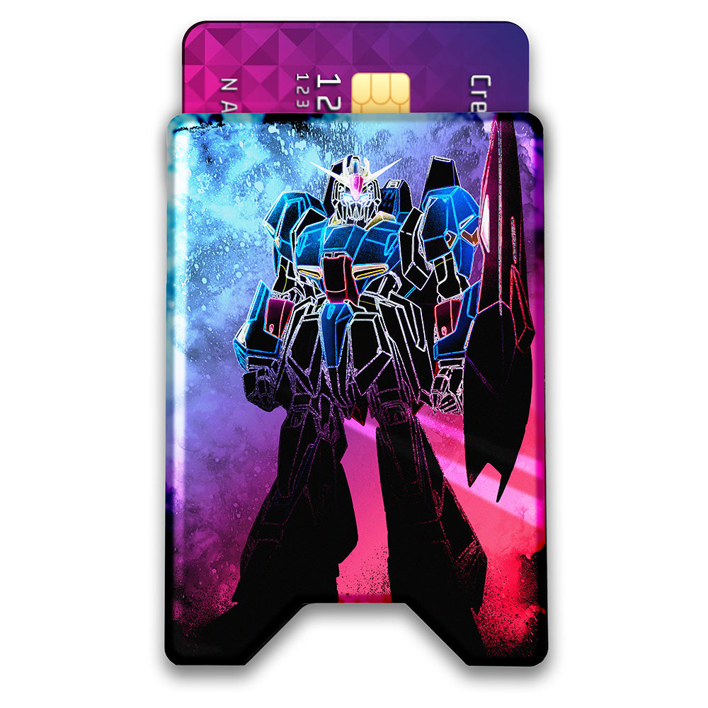 Soul of the Zeta Suit Plexi Glass Acrylic Backed 3D Printed Ultra Slim and Compact Wallet