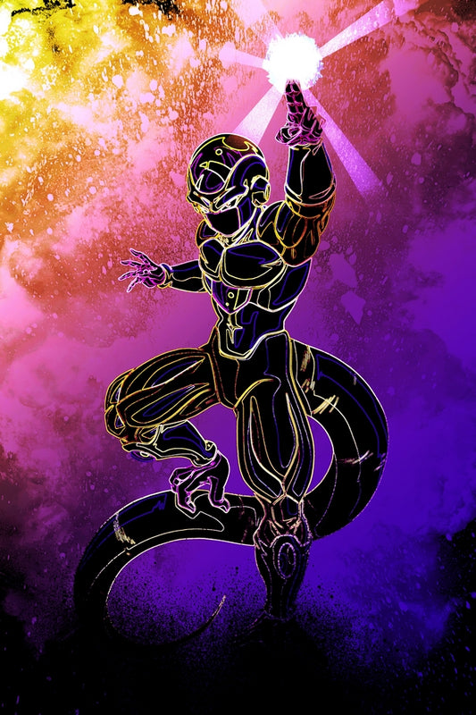 Soul of the Golden Form Plexi Glass Wall Art