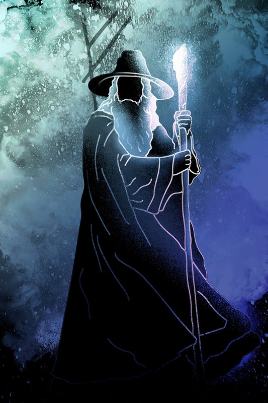 Soul of the Grey Wizard Plexi Glass Wall Art