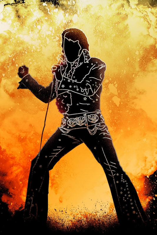 Soul of the King of Rock and Roll Plexi Glass Wall Art
