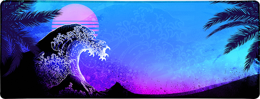 Soul of the Retrowave Large Mouse Pad