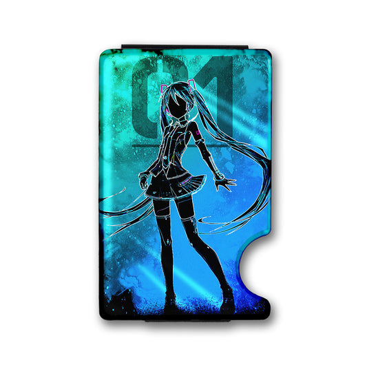 Soul of the Software Plexi Glass Acrylic Backed Metal Wallet