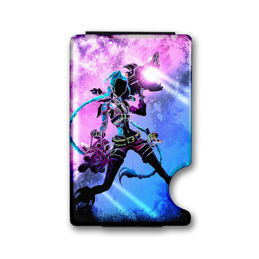 Soul of the Super Rocket Plexi Glass Acrylic Backed Metal Wallet