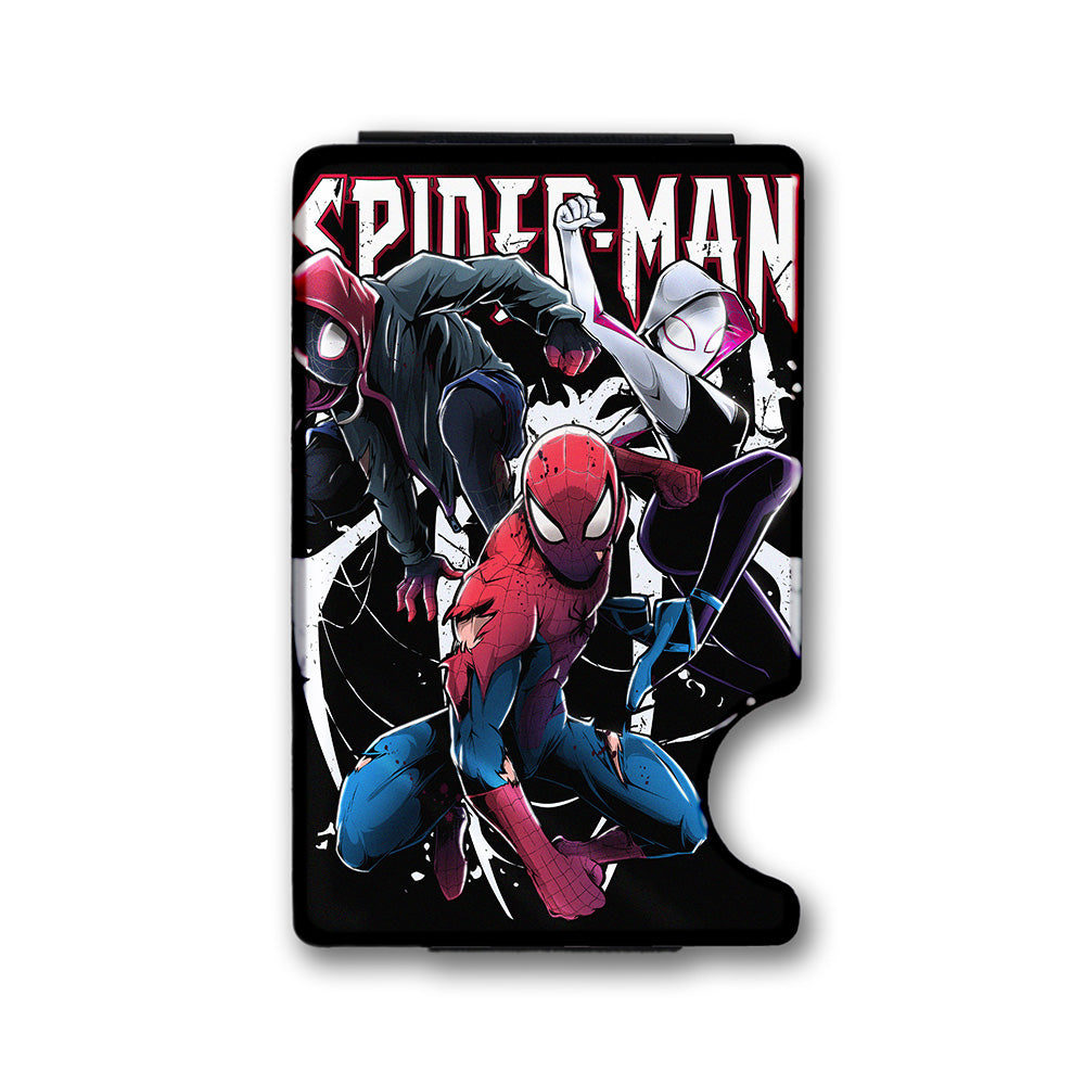 Spider Gang Plexi Glass Acrylic Backed Metal Wallet