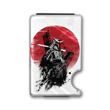 Star Samurai Plexi Glass Acrylic Backed Metal Wallet