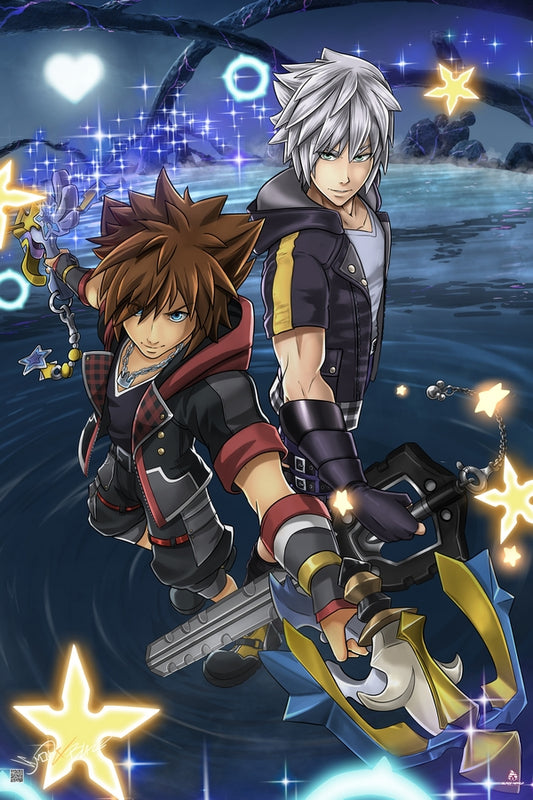 Starry Blades Plexi Glass Wall Art