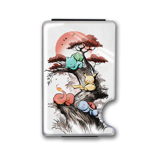 Starters under the sun Plexi Glass Acrylic Backed Metal Wallet