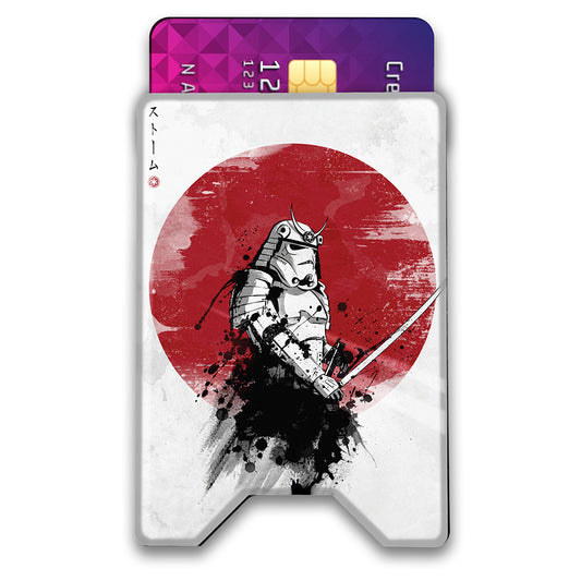 Storm Samurai Plexi Glass Acrylic Backed 3D Printed Ultra Slim and Compact Wallet