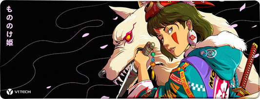 Street Wolf Princess Large Mouse Pad