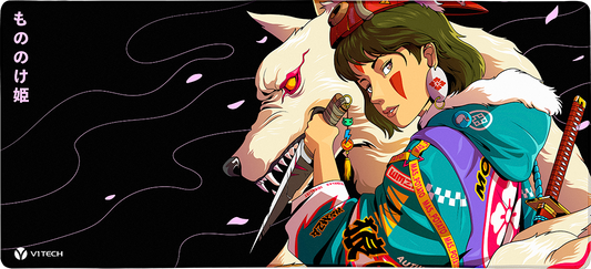 Street Wolf Princess X-Large Mouse Pad