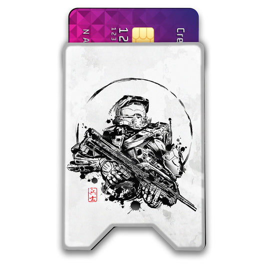 Super Soldier Plexi Glass Acrylic Backed 3D Printed Ultra Slim and Compact Wallet