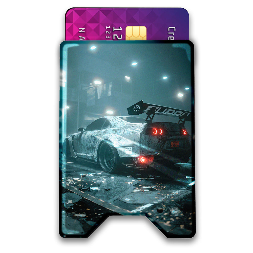 Supra Fast Plexi Glass Acrylic Backed 3D Printed Ultra Slim and Compact Wallet