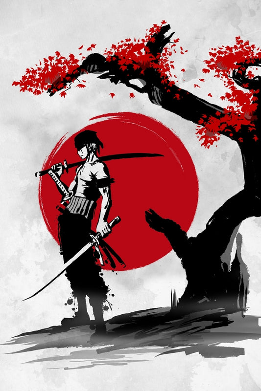 Swordsman Pirate Plexi Glass Wall Art