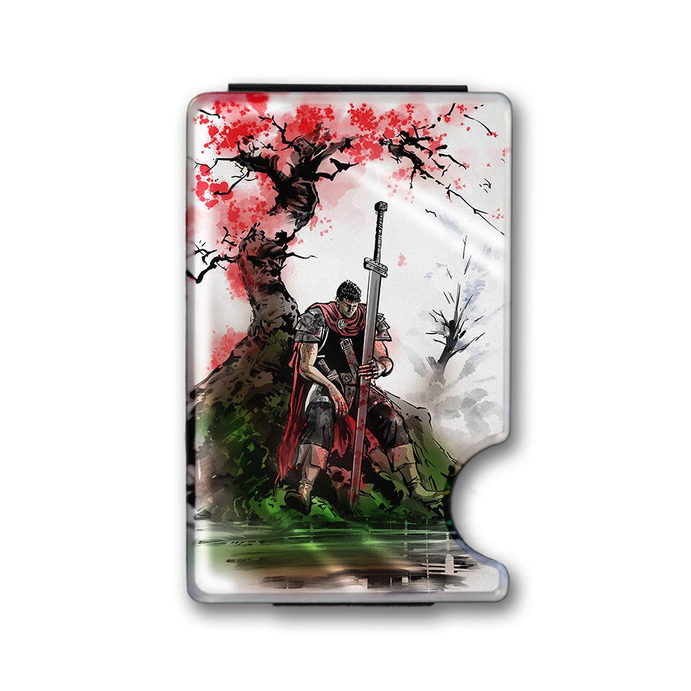The 100 Man Slayer Plexi Glass Acrylic Backed Metal Wallet