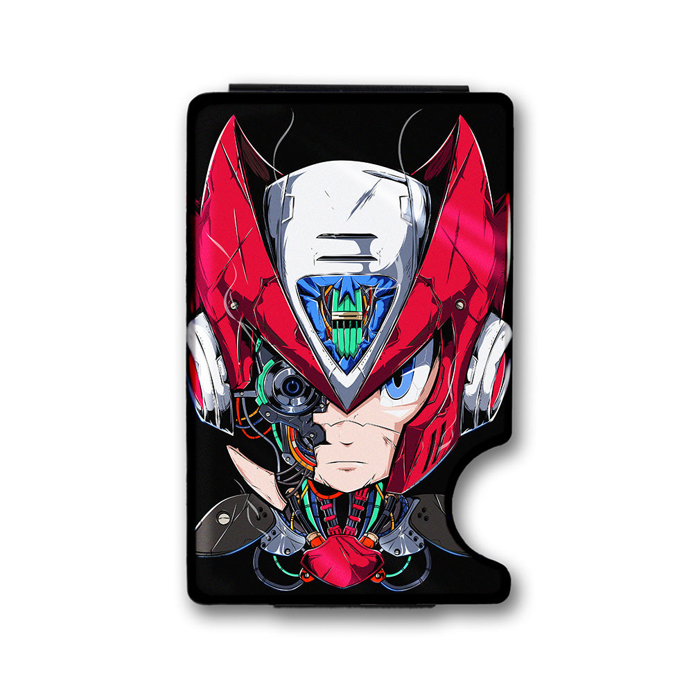 The Mecha Inside Plexi Glass Acrylic Backed Metal Wallet