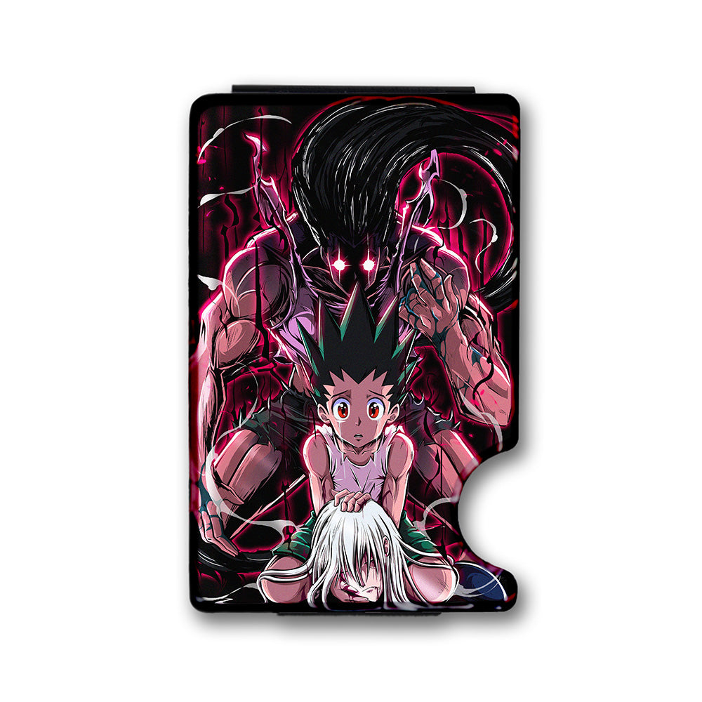 The Shifting Plexi Glass Acrylic Backed Metal Wallet