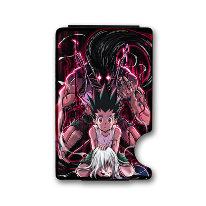 The Shifting Plexi Glass Acrylic Backed Metal Wallet