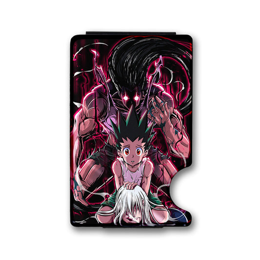 The Shifting Plexi Glass Acrylic Backed Metal Wallet