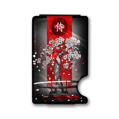 The Way of the Samurai Plexi Glass Acrylic Backed Metal Wallet