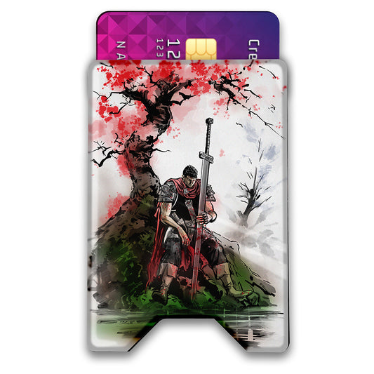 The 100 Man Slayer Plexi Glass Acrylic Backed 3D Printed Ultra Slim and Compact Wallet