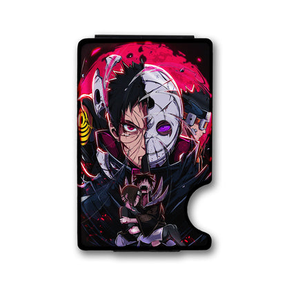 Tragic Ninja Plexi Glass Acrylic Backed Metal Wallet