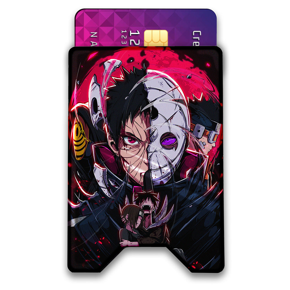 Tragic Ninja Plexi Glass Acrylic Backed 3D Printed Ultra Slim and Compact Wallet
