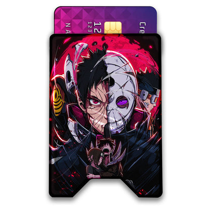 Tragic Ninja Plexi Glass Acrylic Backed 3D Printed Ultra Slim and Compact Wallet