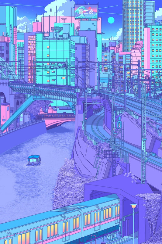 Train Vibes Plexi Glass Wall Art