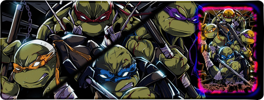 Turtle Gang Large Mouse Pad