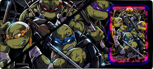 Turtle Gang X-Large Mouse Pad