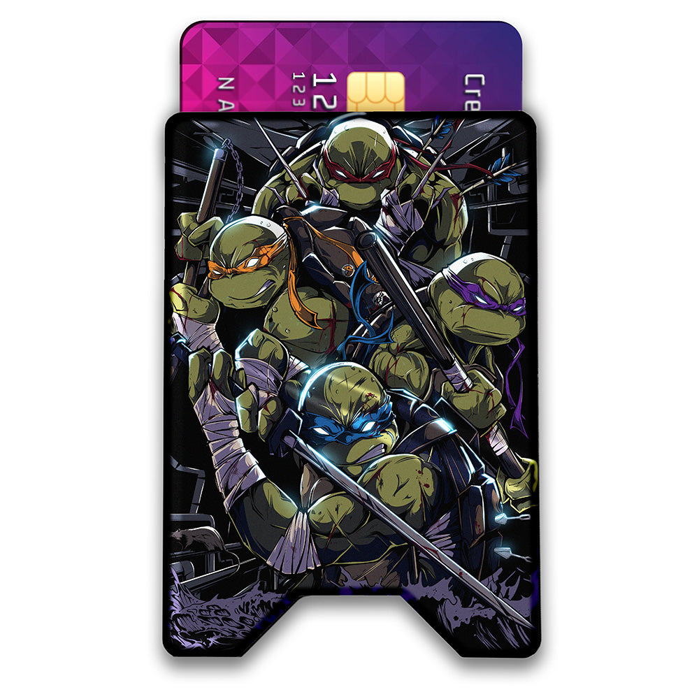 Turtle Gang Plexi Glass Acrylic Backed 3D Printed Ultra Slim and Compact Wallet