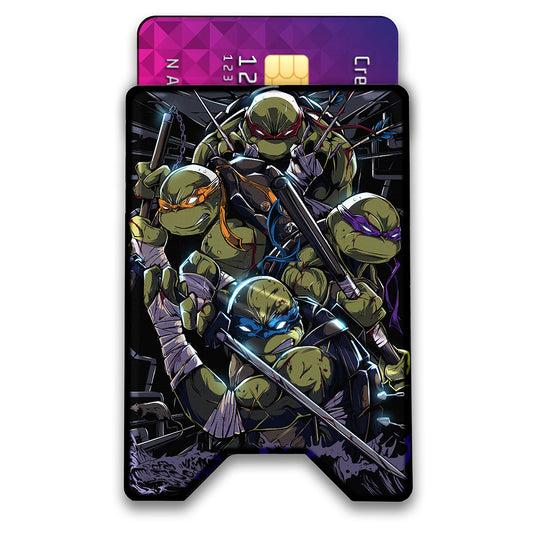 Turtle Gang Plexi Glass Acrylic Backed 3D Printed Ultra Slim and Compact Wallet