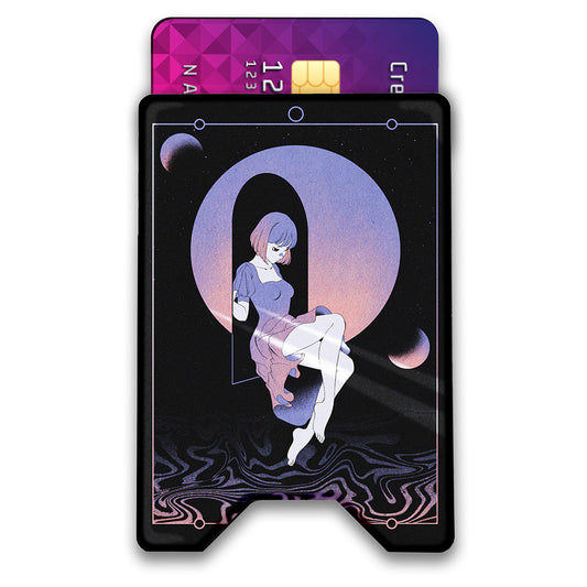 Unknown Places Plexi Glass Acrylic Backed 3D Printed Ultra Slim and Compact Wallet