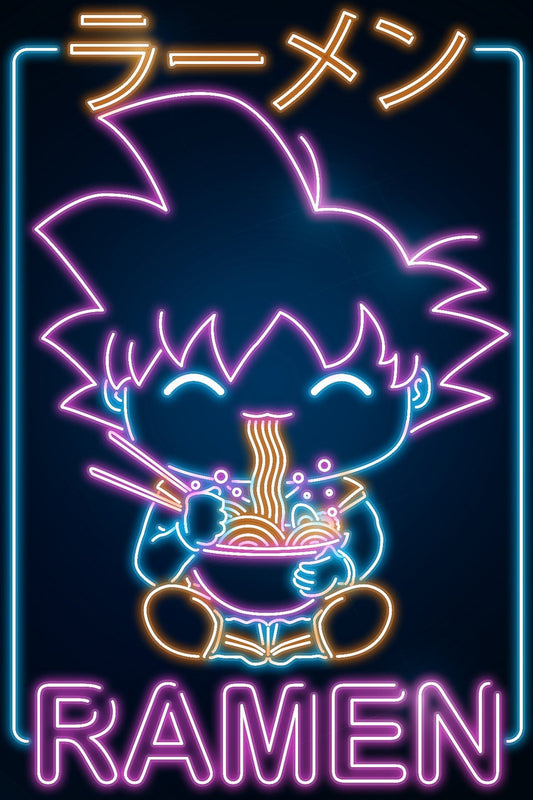 V2 Retro Neon Ramen Hero