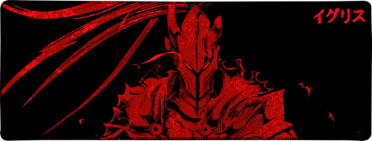V3 Blood Red Knight Large Mouse Pad