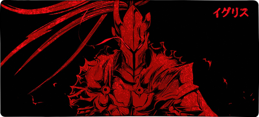 V3 Blood Red Knight X-Large Mouse Pad