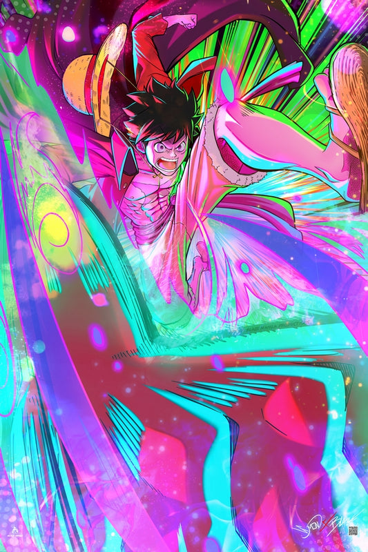 Vibrant Pirate Plexi Glass Wall Art