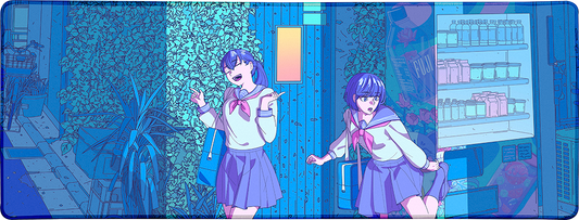 Wait Up! Large Mouse Pad