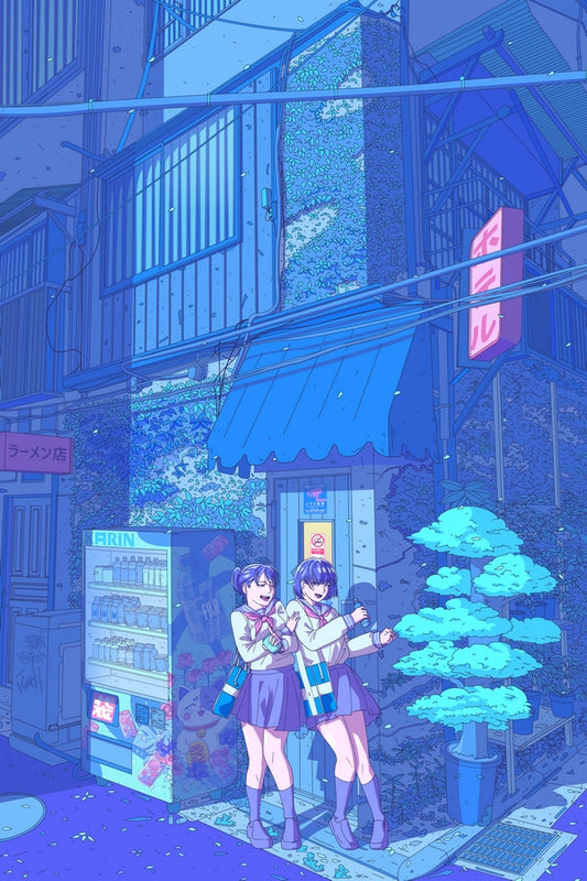 Walking Home Together Plexi Glass Wall Art