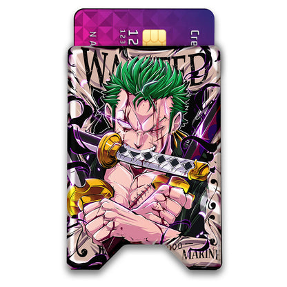 Wanted Pirate Hunter Plexi Glass Acrylic Backed 3D Printed Ultra Slim and Compact Wallet