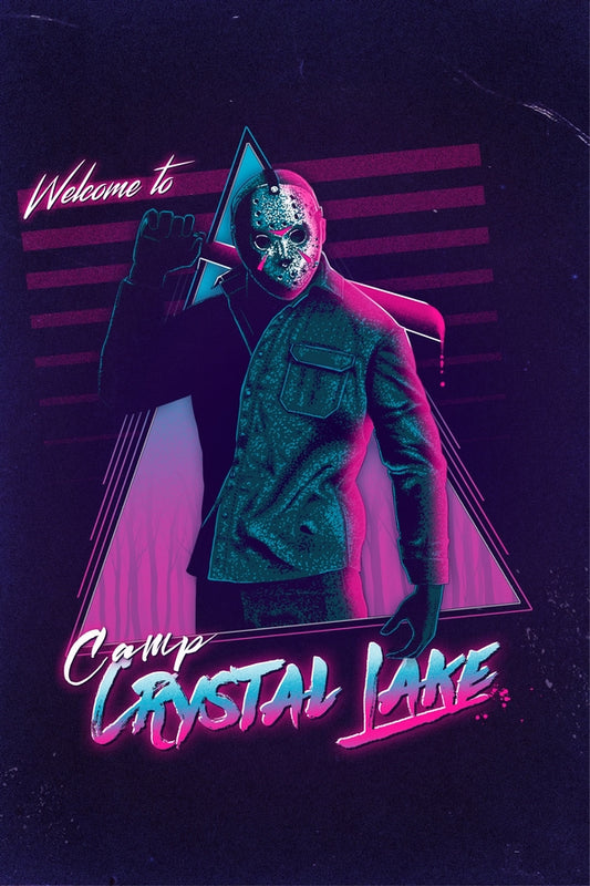 Welcome to Crystal Lake Plexi Glass Wall Art