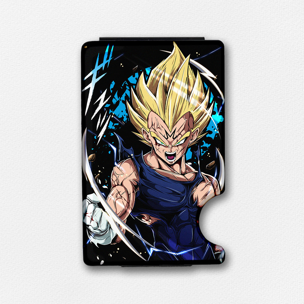 White Gloves Plexi Glass Acrylic Backed Metal Wallet